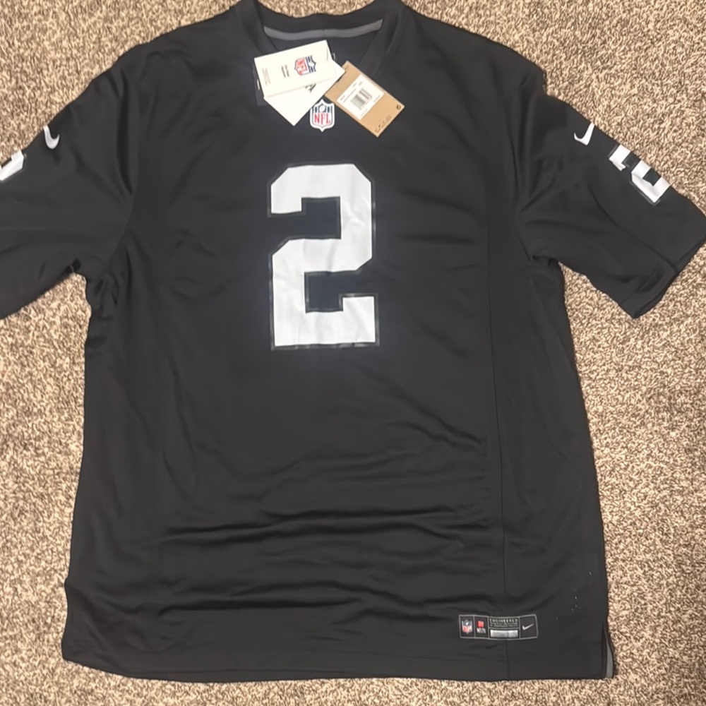NFL Black and White Men's Jersey